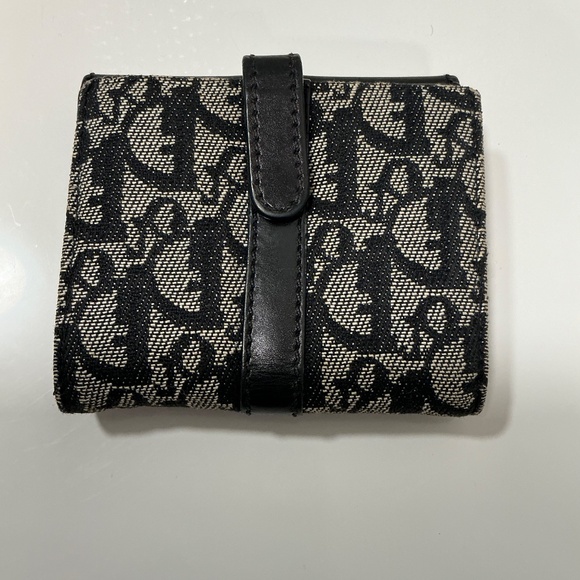 Dior compact navy trotter wallet - Picture 2 of 7